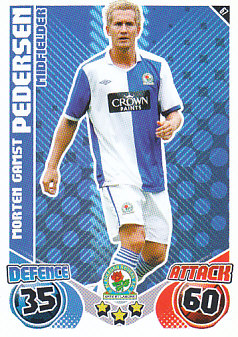 Morten Gamst Pedersen Blackburn Rovers 2010/11 Topps Match Attax #67